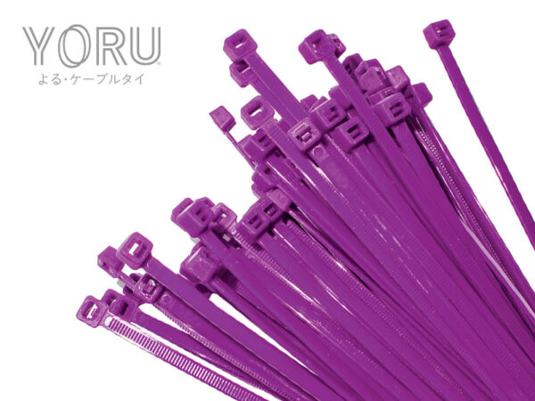 เคเบิ้ลไทร์ YORU สีม่วง (Purple) ทุกขนาด