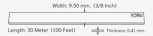 YORU สายรัดสแตนเลส Model YR30K-38SRL