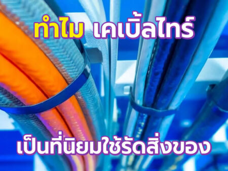 ทำไมเคเบิ้ลไทร์ จึงเป็นที่นิยมในการใช้รัดสิ่งของ