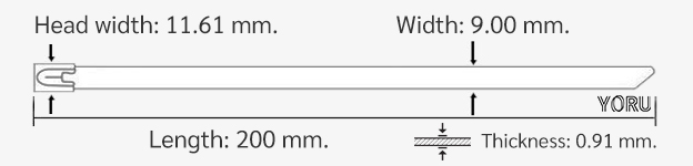 YORU เคเบิ้ลไทร์ Model YR200-79SCL