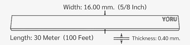 YORU สายรัดสแตนเลส Model YR30K-58SRL