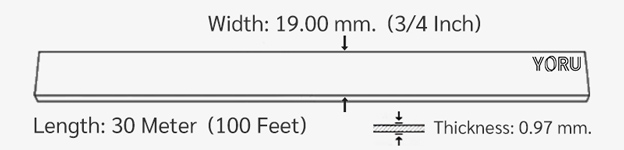 YORU สายรัดสแตนเลส Model YR30K-34SUL