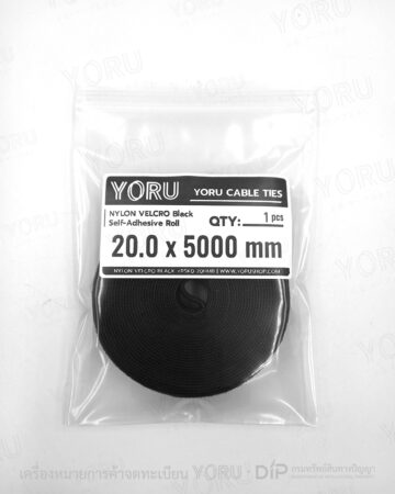 YORU สายรัดตีนตุ๊กแกแบบม้วน Model YR5K0-20HMB