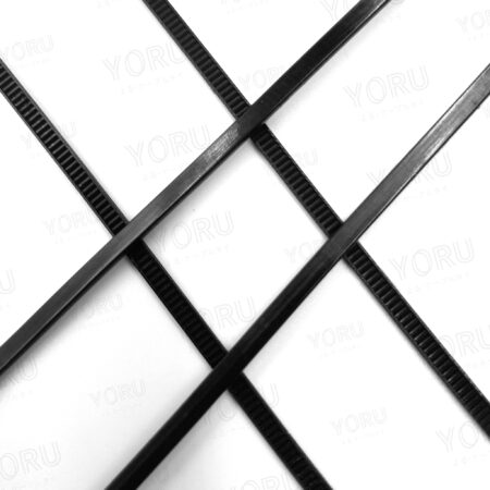 เคเบิ้ลไทร์มีป้าย YORU สีดำ