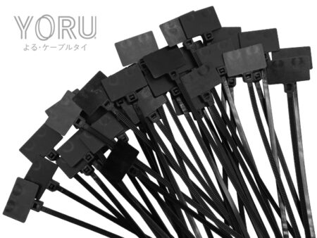 Marker Ties สายรัดแบบมีป้าย ยี่ห้อ YORU สีดำ