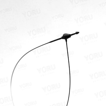 สายรัดหนวดกุ้ง YORU สีดำ (Black) หัวแหลม ทุกขนาด