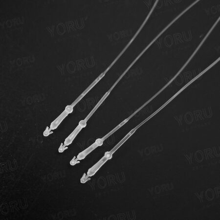 สายรัดหนวดกุ้ง YORU สีขาว (White) หัวกระบอก ทุกขนาด