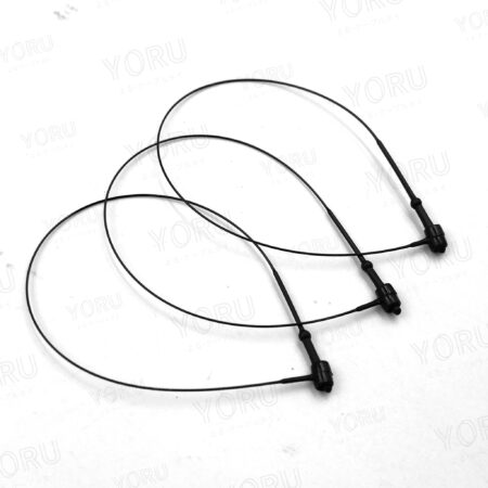 สายรัดหนวดกุ้ง YORU สีดำ (Black) หัวกระบอก ทุกขนาด